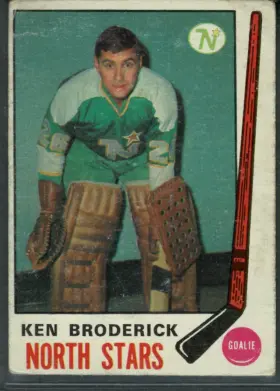 197 Ken Broderick 1969 70 O Pee Chee from Front Vg