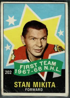 202 Stan Mikita 1968 O Pee from Chee Front