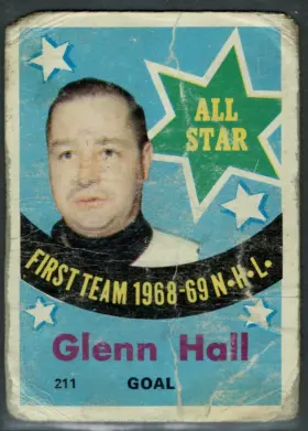 211 Glenn Hall 1969 O Pee Chee from Front G