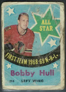 216 Bobby Hull 1969 70 Opc from Front F