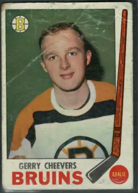 22 Gerry Cheevers 1969 O Pee Chee from Front Vg3