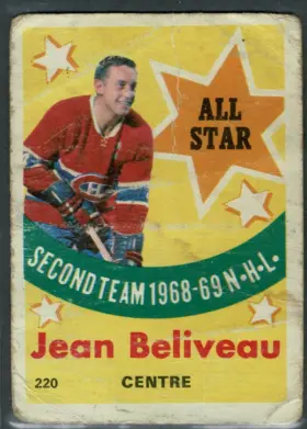 220 Jean Beliveau 1969 70 Opc from Front G