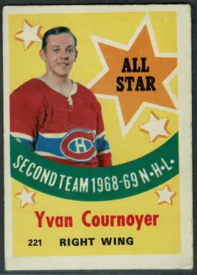 221 Yvan Cournoyer 1969 70 Opc from Front G