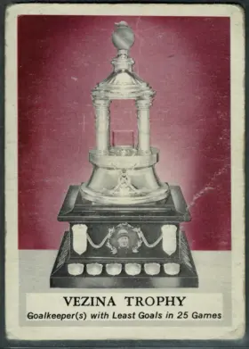 226 Vezina Trophy 1969 O Pee from Chee Front