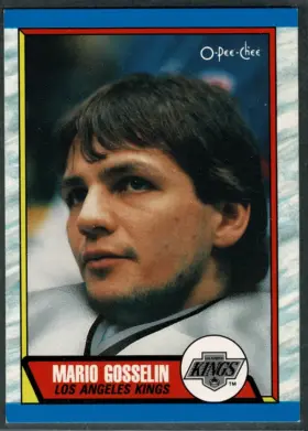 258 Mario Gosselin 1985 86 O Pee from Chee Front