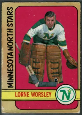 28 Lorne Worsley 1972 73 O Pee Chee from Front Vg