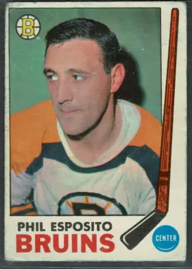 30 Phil Esposito 1969 70 O Pee Chee from Front Vg