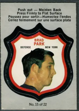 15 Brad Park 1972 O Pee from Chee Front