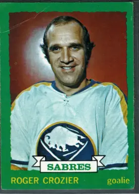 153 Roger Crozier 1973 74 O Pee Chee from Dark Front