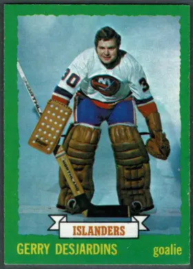 178 Gerry Desjardins 1973 74 O Pee Chee Dark from Back Front