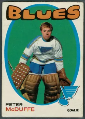 225 Peter Mcduffe 1971 72 O Pee Chee from Front 1
