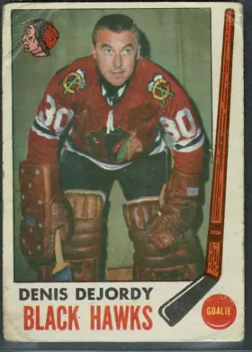 66 Denis Dejordy 1969 70 O Pee Chee from Front Vg
