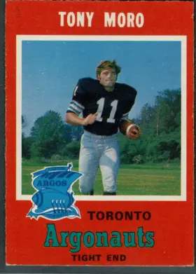 1971 O-Pee-Chee Tony Moro #11 Toronto Argonauts (EX-MT 6)
