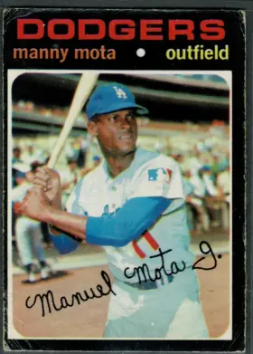 112 Manny Mota 1972 O Pee Chee from Front 1