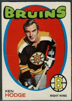 1971-72 O-Pee-Chee Ken Hodge #115 Boston Bruins (EX-MT 6)