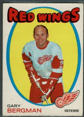 1971-72 O-Pee-Chee Gary Bergman #119 Detroit Red Wings (EX-MT)