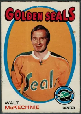 1971-72 O-Pee-Chee Walt McKechnie #124 California Golden Seals (EX)