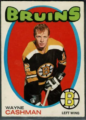 1970-71 O-Pee-Chee Wayne Cashman #129 Boston Bruins (EX 5)