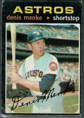 1971 O-Pee-Chee Denis Menke #130 Shortstop Houston Astros (EX 5)