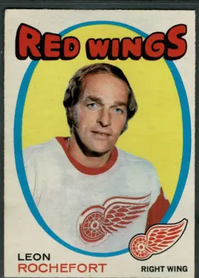 1971-72 O-Pee-Chee Leon Rochefort #135 Detroit Red Wings (EX)