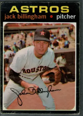 1971 O-Pee-Chee Jack Billingham #162 Pitcher Houston Astros (EX 5)