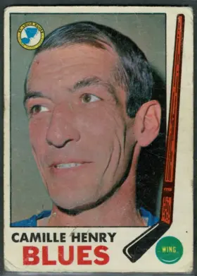 1969-70 O-Pee-Chee Camille Henry #17 St. Louis Blues Calder Winner (VG-EX 4)