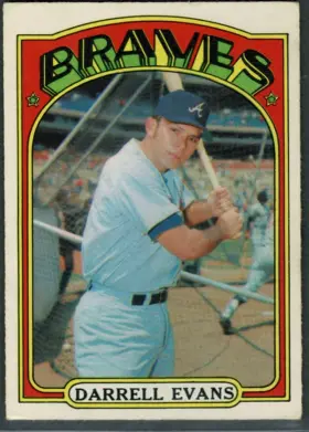 1972 O-Pee-Chee Darrell Evans #171 Rookie Era Atlanta Braves (EX-MT 6)-front