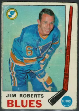 1969-70 O-Pee-Chee Jim Roberts #174 St. Louis Blues (VG)
