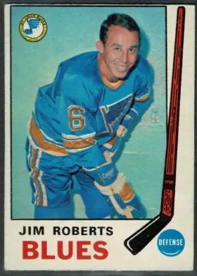 174 Jim Roberts 1969 70 O Pee Chee Front from Vg Ex