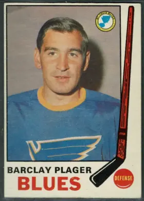 1969-70 O-Pee-Chee Barclay Plager #176 St. Louis Blues (VG-EX)