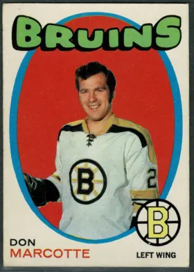 1970-71 O-Pee-Chee Don Marcotte #176 Two-Way Star Boston Bruins (EX-MT 6)