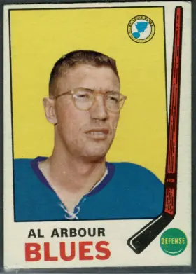 1969-70 O-Pee-Chee Al Arbour #178 St. Louis Blues Hall of Fame (EX 5)