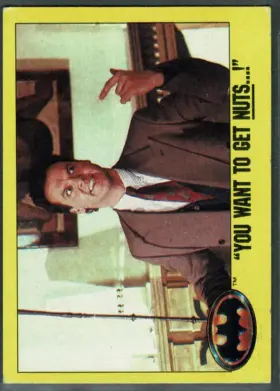 1989 Topps Batman You Want To Get Nuts #179 Series 2 (EX 5)