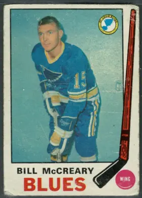 181 Bill Mccreary 1969 70 O Pee Chee Front from Vg Ex