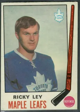 1969-70 O-Pee-Chee Ricky Ley #183 Short Print Toronto Maple Leafs (VG-EX 4)