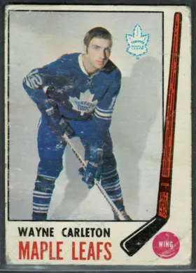 184 Wayne Carleton 1969 70 O Pee Chee from Front Ex4