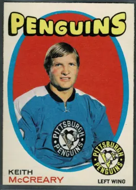 1971-72 O-Pee-Chee Keith McCreary #188 Pittsburgh Penguins (EX-MT 6)