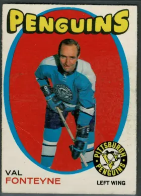 1971-72 O-Pee-Chee Val Fonteyne #189 Pittsburgh Penguins (EX-MT 6)