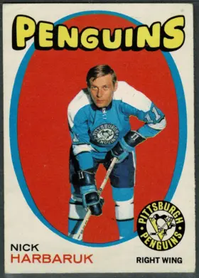 191 Nick Harbaruk 1971 72 O Pee Chee from Front 1