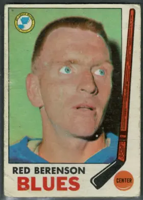1969-70 O-Pee-Chee Red Berenson #20 St. Louis Blues Scoring Star (VG-EX 4)