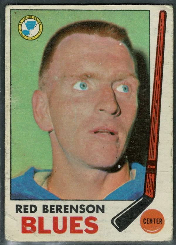 1969-70 O-Pee-Chee Red Berenson #20 St. Louis Blues Scoring Star (VG-EX 4)