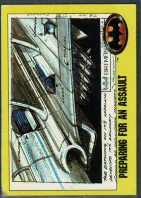 1989 Topps Batman Preparing For An Assault #207 Series 2 (EX-MT 6)