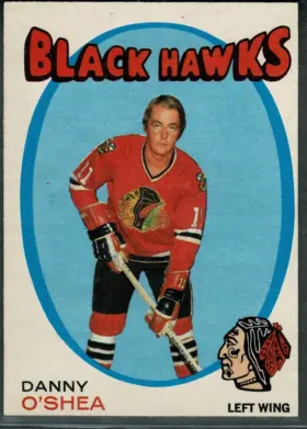 1971-72 O-Pee-Chee Danny O'Shea #211 Chicago Blackhawks (EX-MT)