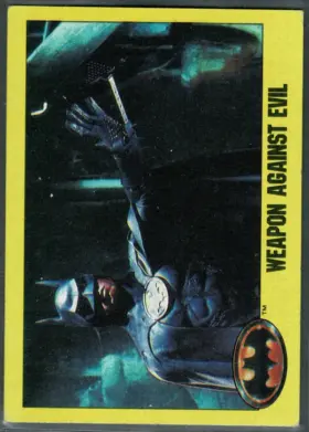 1989 Topps Batman Weapon Against Evil #215 Series 2 (VG-EX 4)