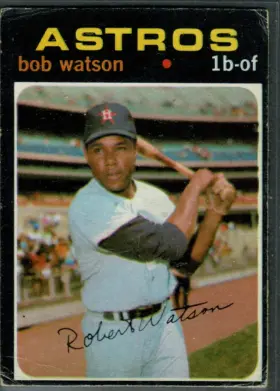 1971 O-Pee-Chee Bob Watson #222 First Base / Outfield Houston Astros (EX-MT 6)