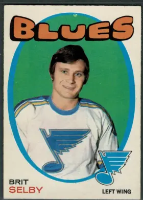 1971-72 O-Pee-Chee Brit-Selby #226 St. Louis Blues (VG-EX)