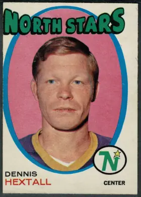 1971-72 O-Pee-Chee Dennis Hextall #244 Minnesota North Stars (EX-MT 6)