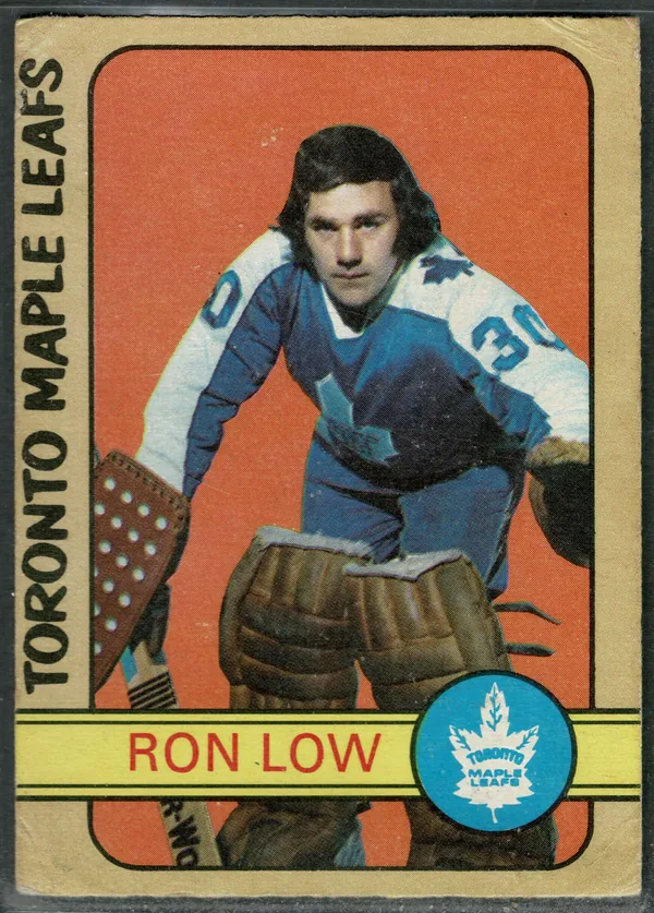 258 Ron Low 1972 73 O Pee Chee from Front 2