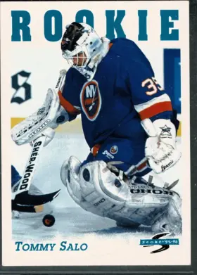 1995-96 Score Tommy Salo Rookie Card #314 New York Islanders (NM-MT 8)