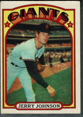 1972 O-Pee-Chee Jerry Johnson #35 San Francisco Giants (EX 5)-front